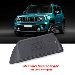 Jeep Renegade 2015-2021 Trådløs Mobiloplader med 15W hurtigopladning