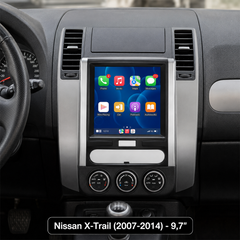 Nissan X-Trail 2007-2014 – 9,7" Autoradio mit Apple CarPlay und Android Auto 
