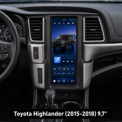 Toyota Highlander 2015-2018 – 9,7" Radio mit Apple CarPlay und Android Auto 