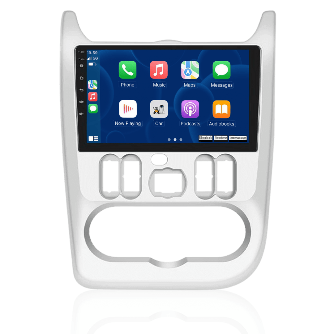 Dacia Logan 09–13 – 9-Zoll-Radio mit Apple CarPlay und Android Auto