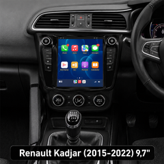 Renault Kadjar 2015-2022 - 9,7" Radio mit Apple CarPlay und Android Auto 