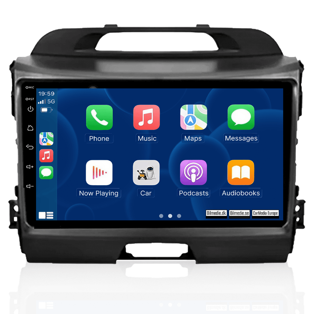 Kia Sportage 10-16 - 9 "Radio mit Apple CarPlay und Android Auto