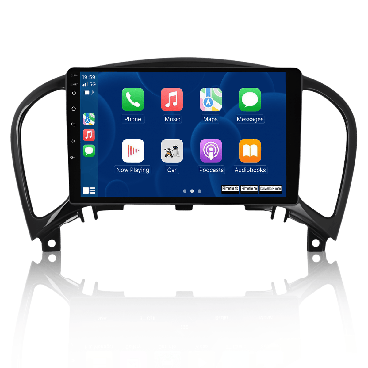 Nissan Juke 10–14 – 9-Zoll-Radio mit Apple CarPlay und Android Auto