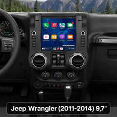 Jeep Wrangler 2011-2014 – 9,7" Radio mit Apple CarPlay und Android Auto 