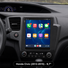 Honda Civic 2012-2015 - 9,7" Radio mit Apple CarPlay und Android Auto 
