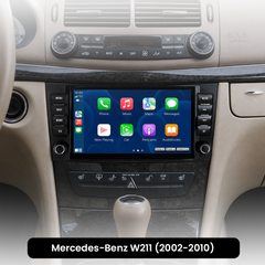 Mercedes-Benz W211 – 8-Zoll-Radio mit Apple CarPlay und Android Auto
