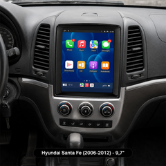 Hyundai Santa Fe 2006-2012 – 9,7" Autoradio mit Apple CarPlay und Android Auto 