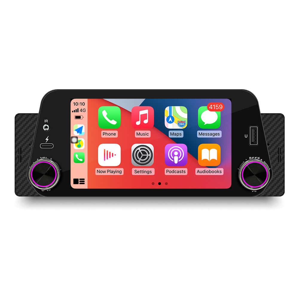 Universal - 5" 1-DIN-Radio mit Apple CarPlay und Android Auto – Carmediaeurope.com