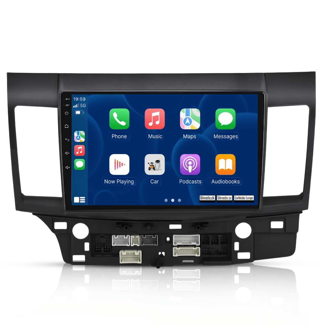 Mitsubishi Lancer 07–13 – 9-Zoll-Radio mit Apple CarPlay und Android Auto