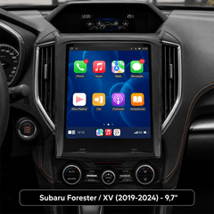 Subaru Forester / XV 2019-2024 – 9,7" Autoradio mit Apple CarPlay und Android Auto 
