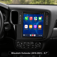 Mitsubishi Outlander 2016-2021 – 9,7" Autoradio mit Apple CarPlay und Android Auto 