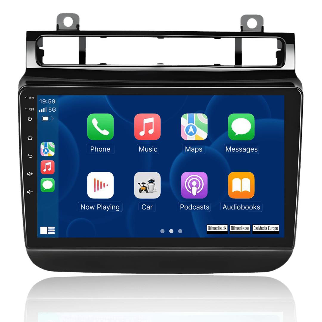 VW Touareg 11–17 – 9-Zoll-Radio mit Apple CarPlay und Android Auto