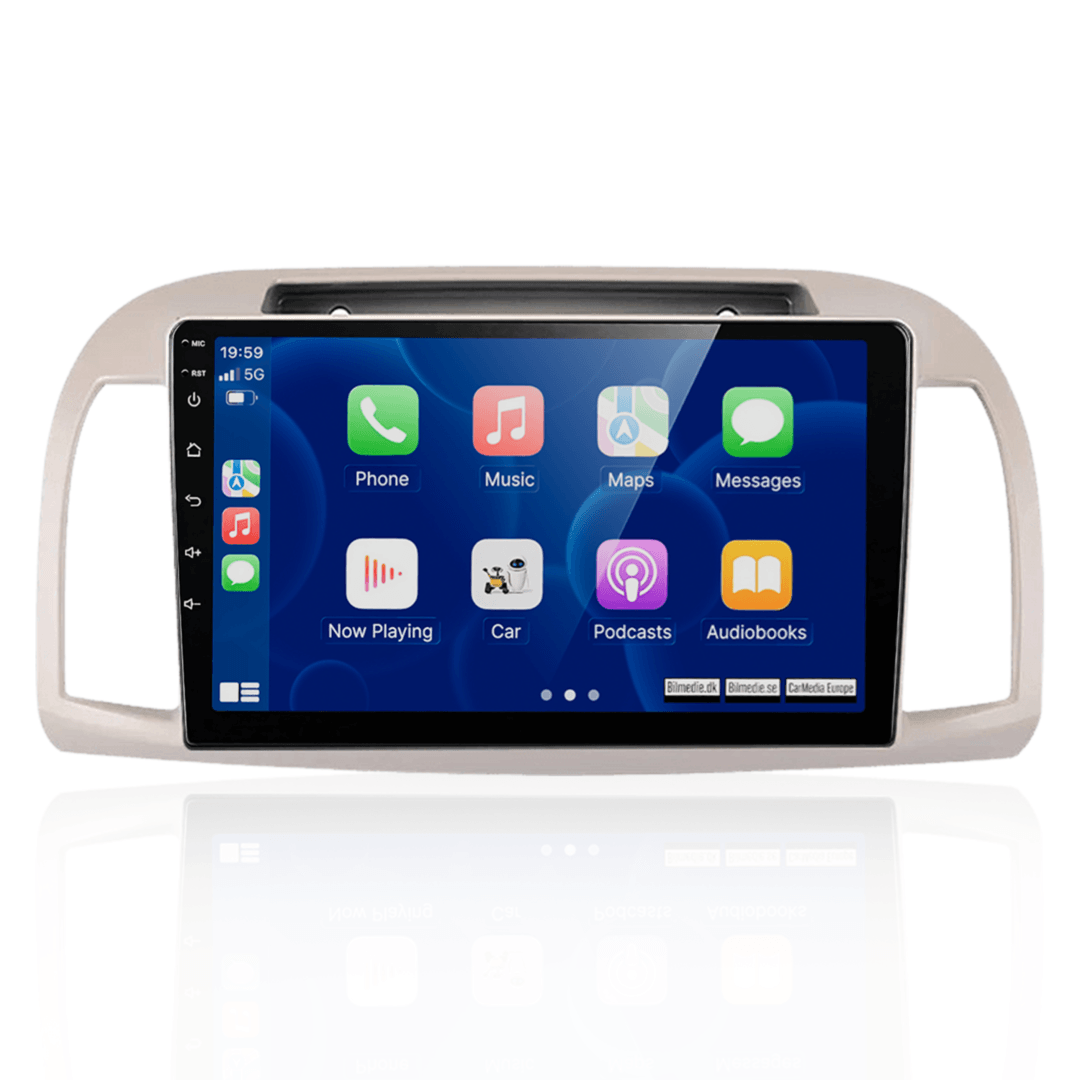 Nissan Micra 02–10 – 9-Zoll-Radio mit Apple CarPlay und Android Auto