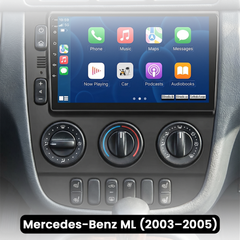 Mercedes-ML 03-05 - 9" Radio mit Apple CarPlay und Android Auto 