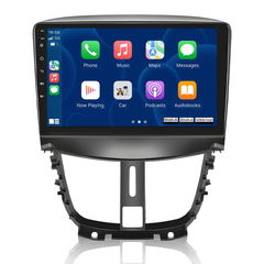 Peugeot 207 06–15 – 9-Zoll-Radio mit Apple CarPlay und Android Auto