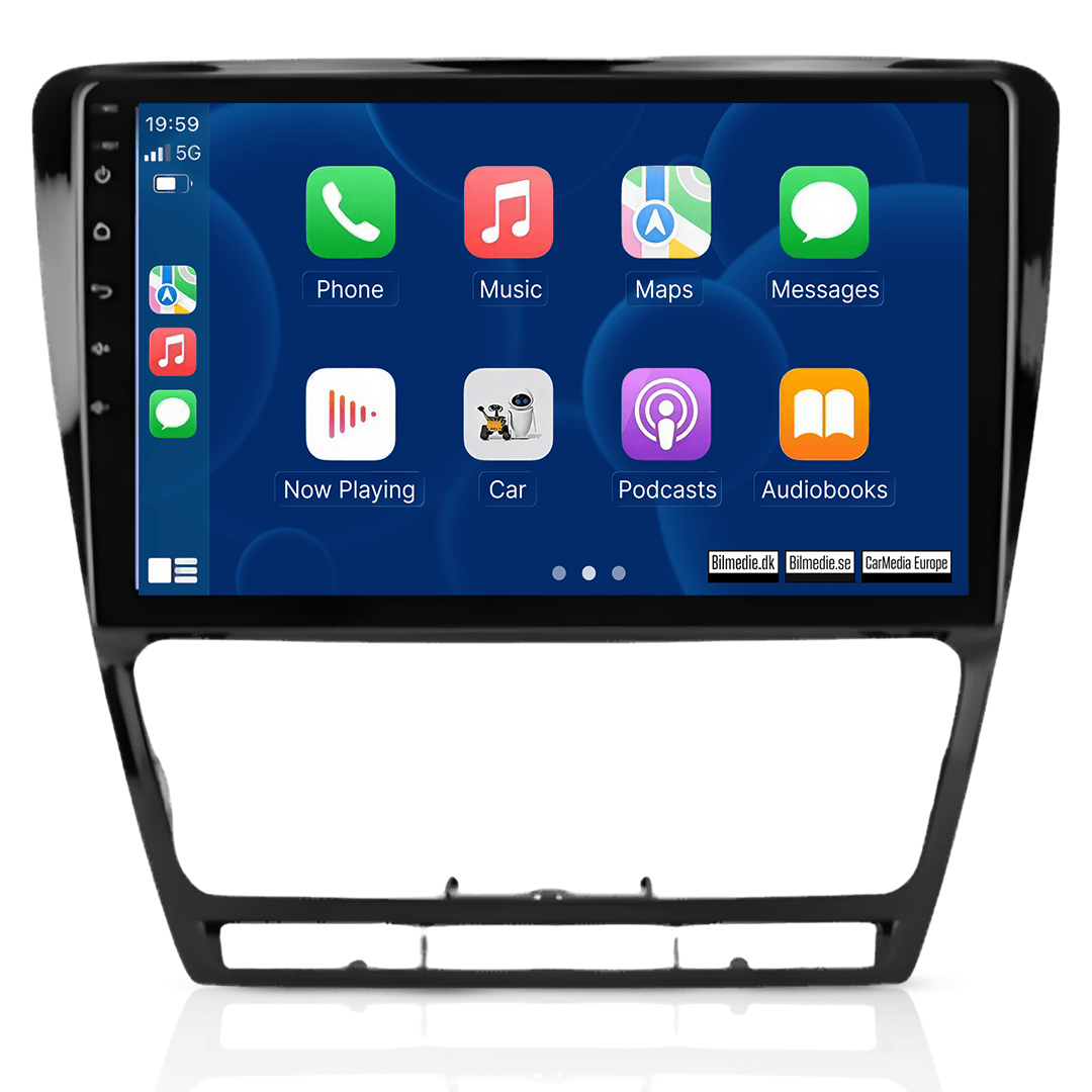 Skoda Octavia 08–13 – 10,1-Zoll-Radio mit Apple CarPlay und Android Auto
