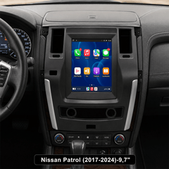 Nissan Patrol 2017-2024 - 9,7" Radio mit Apple CarPlay und Android Auto 