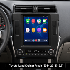 Toyota Land Cruiser Prado 2014-2016 - 9,7" Radio mit Apple CarPlay und Android Auto 