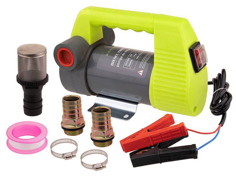 12V 175W Dieselpumpe mit Filter und Anschlüssen