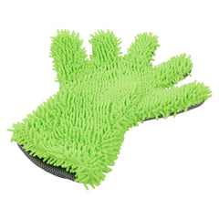 Mikrofaser-Waschhandschuh mit Chenille-Fingern und Mesh