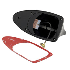 CARMOTION Radioantenne Haifischflosse in Silber