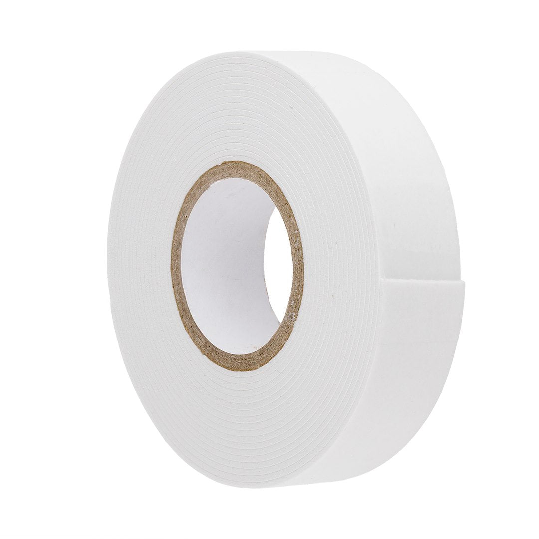 Doppelseitiges Schaumklebeband 1 mm x 19 mm x 3 m in Weiß