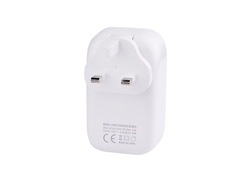 WAYME Ladegerät für die Steckdose mit 4 USB-A-Anschlüssen