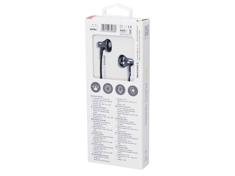 WAYME Kopfhörer mit 125 cm Kabel und 3,5-mm-Audio-Klinke