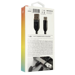 Geflochtenes USB-C-Lade- und Synchronisationskabel mit bis zu 100 W