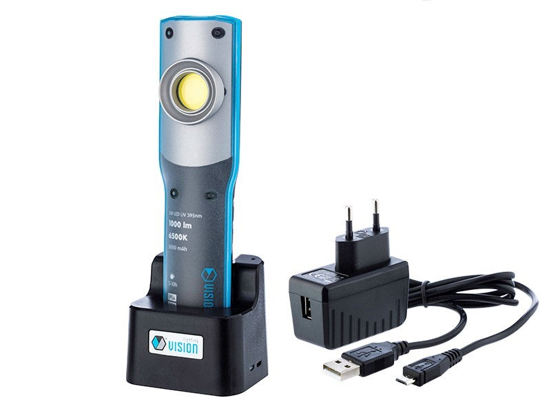 Arbeitslampe mit mehreren Lichtstufen und UV-Funktion