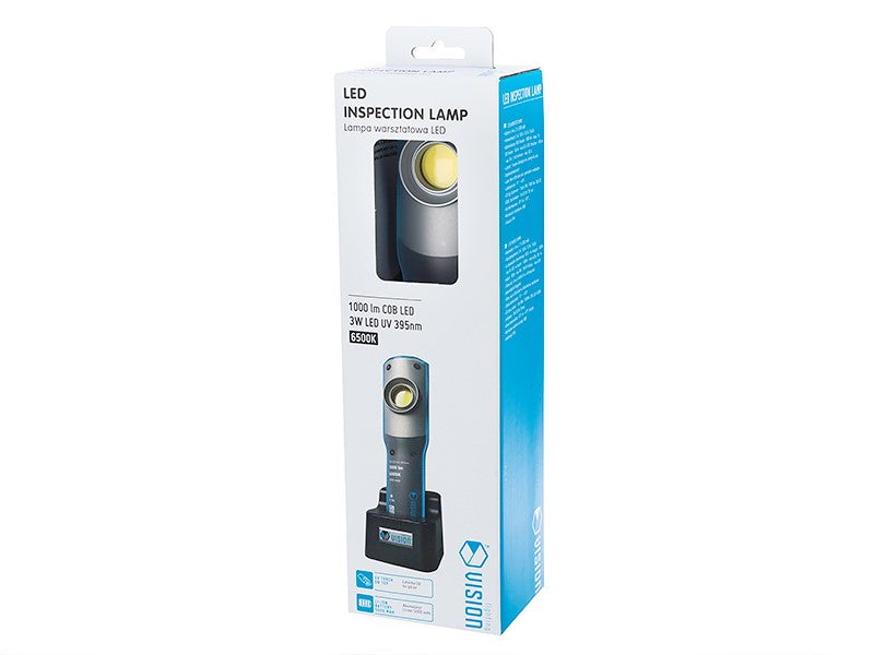 Werkstattlampe mit 10W COB-LED, Magnet und Drehhaken