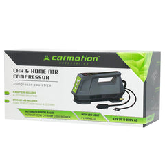 CARMOTION Luftkompressor mit digitaler Druckmessung und LED-Licht