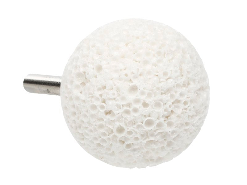 Reifenschleifkopf aus Bimsstein mit Metallschaft 40 mm
