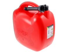 Ovaler roter 20-Liter-Benzinkanister aus Kunststoff von CARMOTION