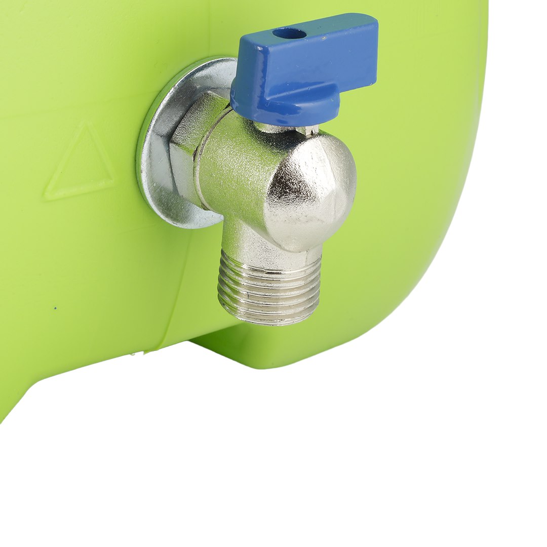 Wasserkanister 20 L mit fest montiertem kurzem Metallhahn