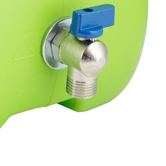 Wasserkanister 20 L mit fest montiertem kurzem Metallhahn