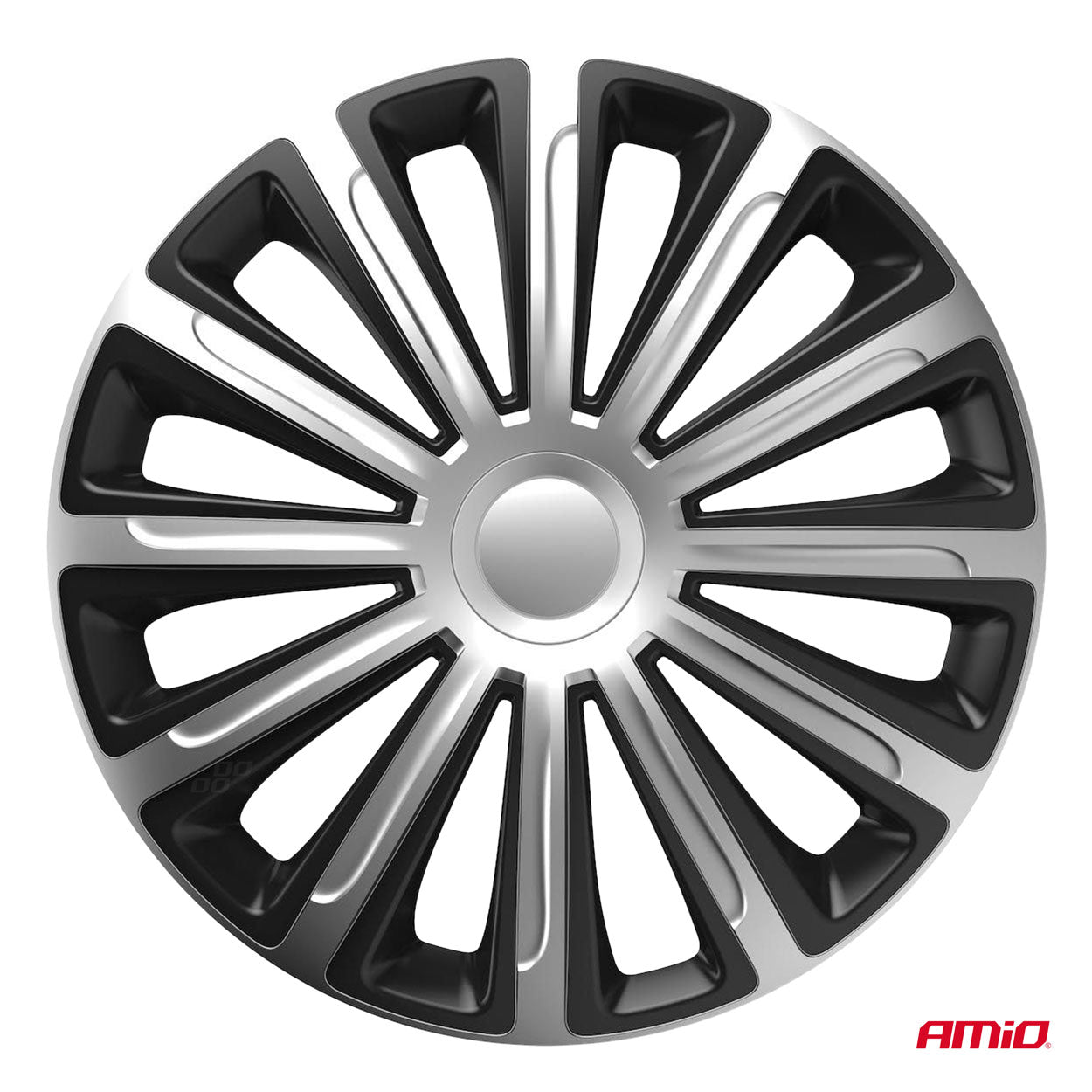 Radkappen Trend 14 Zoll in Schwarz und Silber