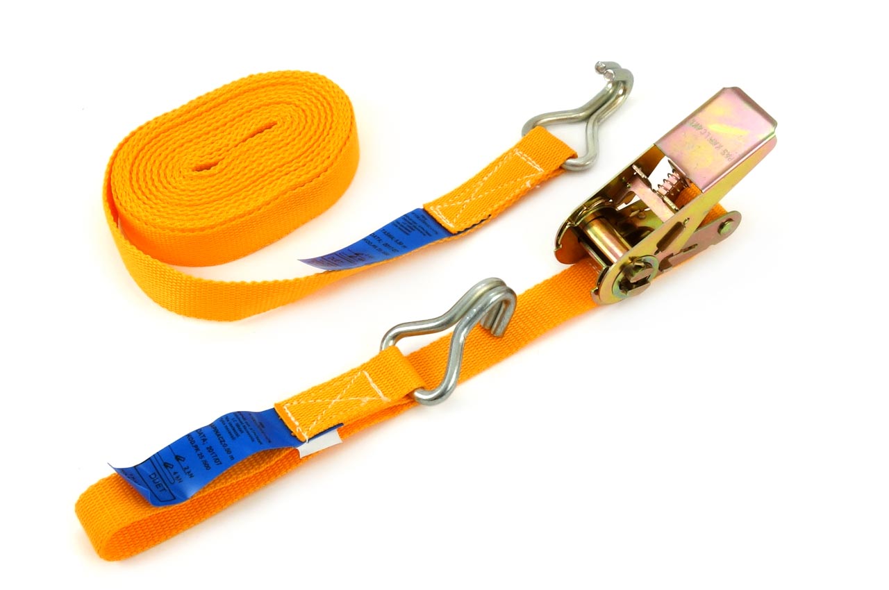 Spanngurt mit Spannmechanismus, 500 kg und 6 Meter