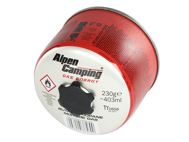 Einfacher Campingkocher für 230-g-Gaskartusche