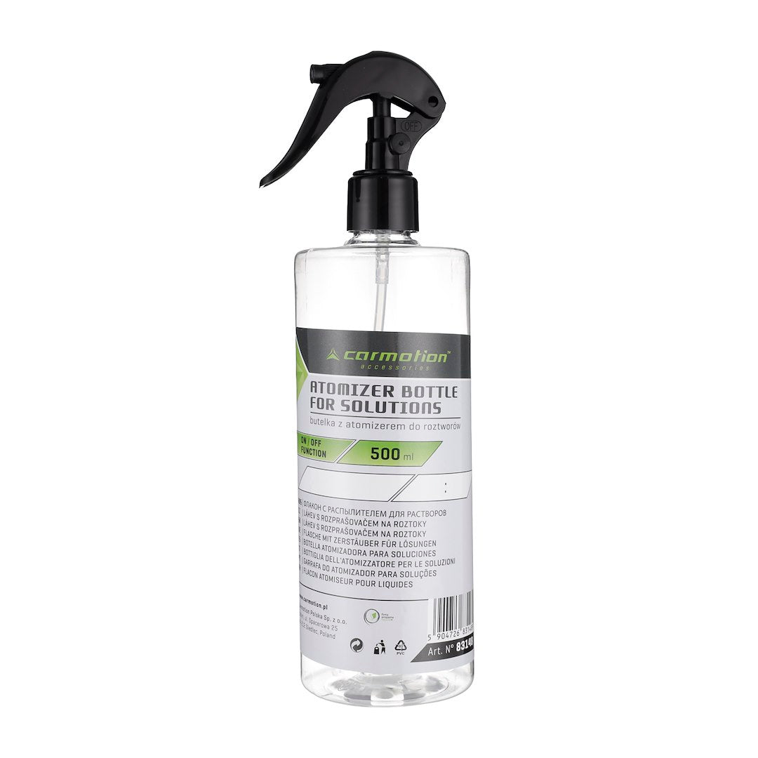 Zerstäuberflasche 500 ml mit On/Off-Sprühkopf von CARMOTION