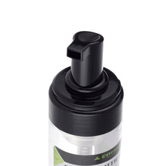 Transparente Schaumflasche mit schwarzer Pumpe und Deckel, 150 ml