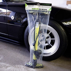 Handpumpe mit analogem Manometer und Aufbewahrung für Adapter