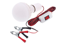 LED-Arbeitsleuchte 12V mit Krokodilklemmen von CARMOTION