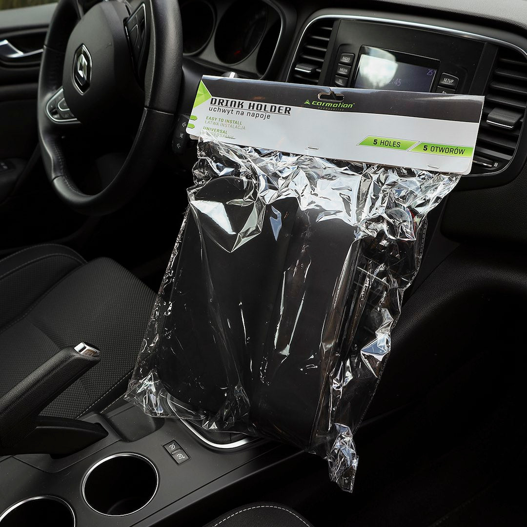Getränkehalter fürs Auto mit Organizer für Handy, Schlüssel und Stift