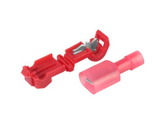 Rote T-Schnellverbinder für 0,5–1,5 mm², 5 Stück