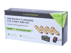 Universelle Warnleuchten mit 16 Lichtfunktionen und orangefarbenen LEDs