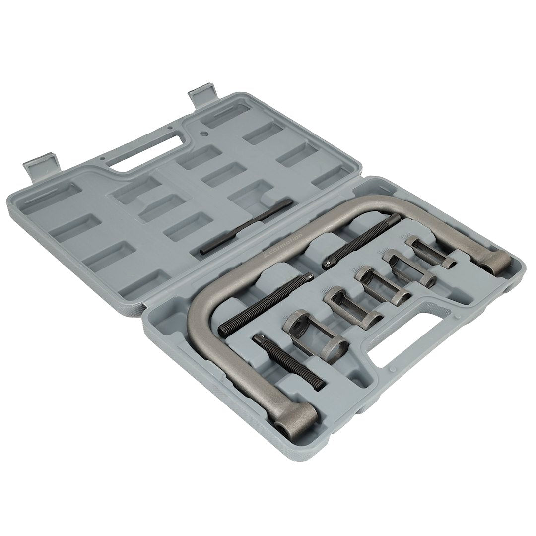 Ventilfeder-Spannersatz für den Zylinderkopf mit 5 Adaptern