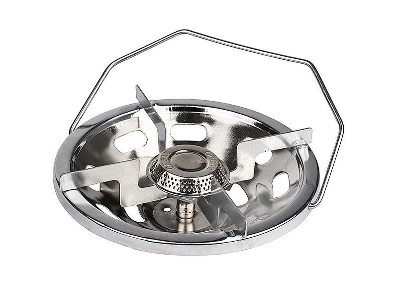 Campingkocher mit 1 Brenner, Griff und 180-mm-Flansch