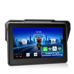 7” Motorrad-Bildschirm mit CarPlay, Android Auto, AirPlay und TPMS 