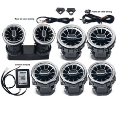 Ambient belysning til luftdyser – Mercedes A/CLA/C/E/GLC 15-25 set med luftdyser og kontrolmodul